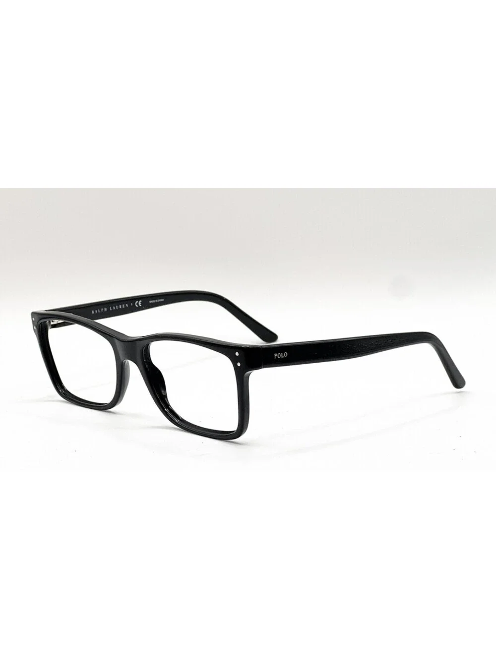 Polo Ralph Lauren 2057 5001 Shiny Black Authentic Eyeglass Frames 55-18